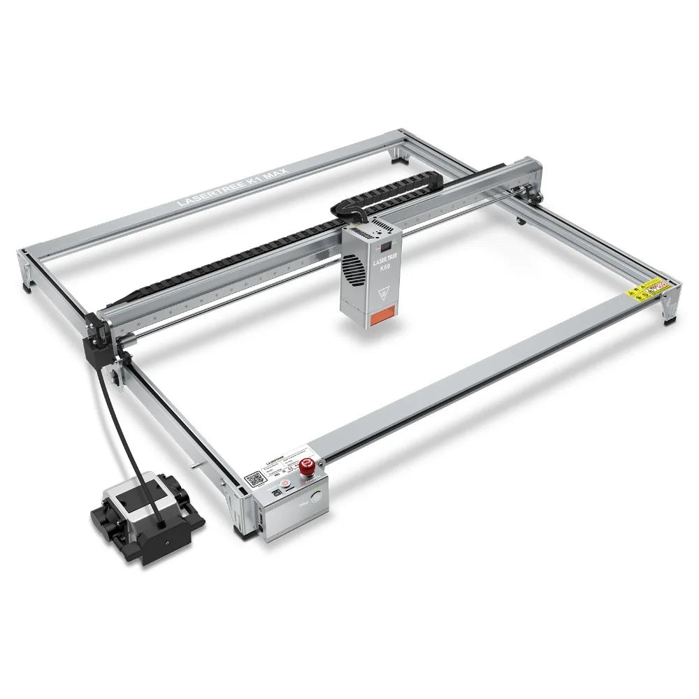 Factory Price  New K1 MAX 60W Optical Power 8060  Diode Laser Engraving Machine with Air Assist Cutting 20mm Plywood in One Pass