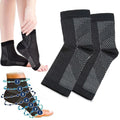 Men Women 20-30mmHg Open Toe Socks Compression Ankle Brace for Plantar Fasciitis