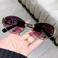 Hot Fashion Millionaire Square Trendy Women Sun Glasses Oversized Frame Round Metal Shades for Women Men Los Lentes De Sol