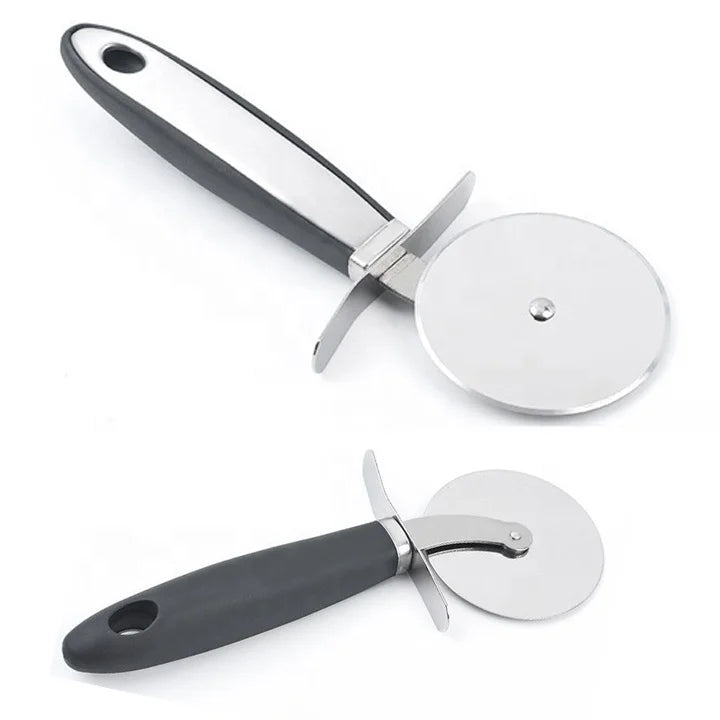 Premium Stainless Steel Pizza Cutter Wheel with Non-Slip Handle