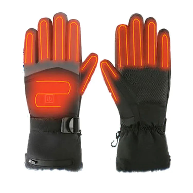 Customize 7.4V WOMEN / MEN thermal battery rechargeable thin heated gloves for cold winter hand warmer