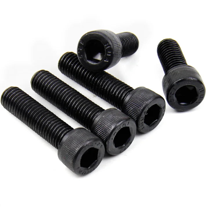 M3 M10 Grade 12.9 Black Hexagon Socket Cup Head Cap Bolt Knurled Hand Screws