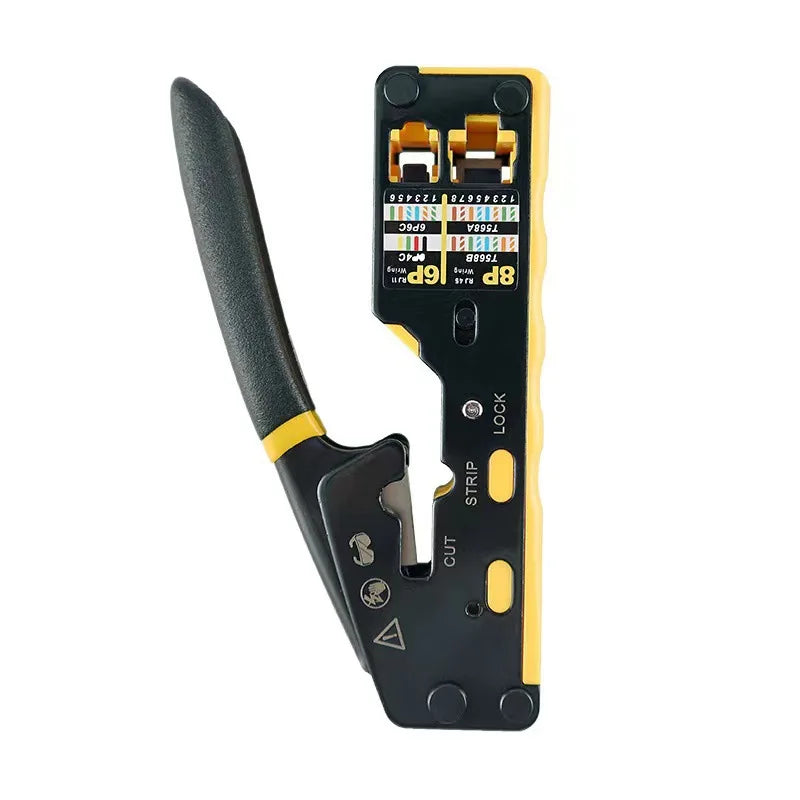 Ethernet Rj 45 Pass Tools Wire Stripper Plier Crimp Network Cable Crimping Rj45 Cat6a Cat7 Crimper
