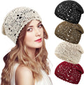 Custom Wholesale Handmade Female Cap Knitted Bucket Hat Adult Crochet Beanie Hats