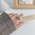 925 Sterling Silver Open Ring with Minimalist Twisted Design Contemporary Fine Luxury Custom Wedding Jewelry for Women Wholesale
