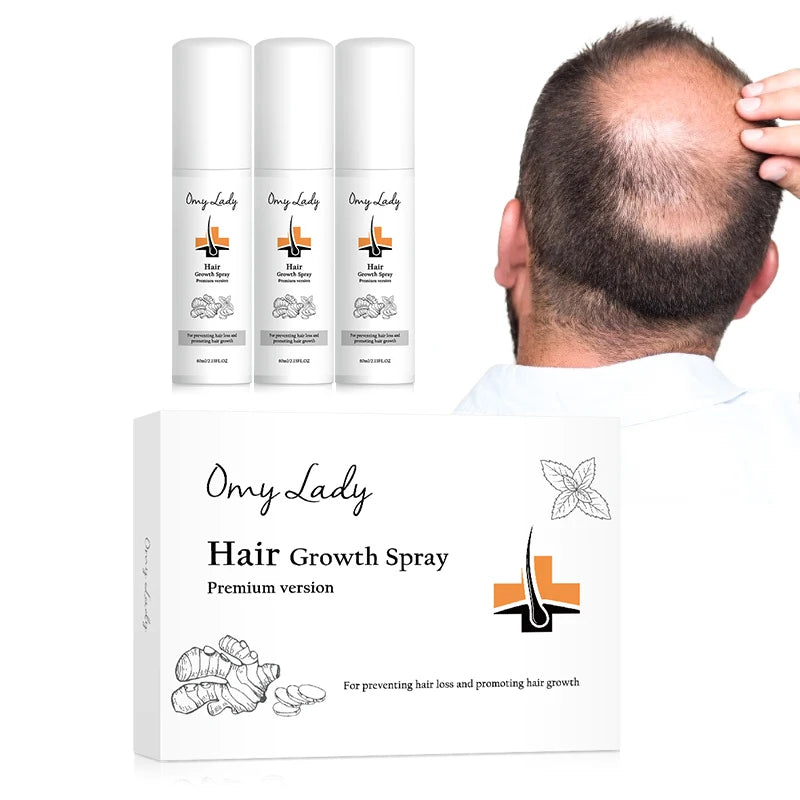 Extra Strength Omy Lady Sample Instant Natural Hair Growth Serum Treatment for Hair Loss Care Free Custom