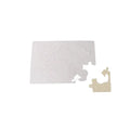 Courage Wholesale Custom Your Design Bear Shape Pieces Coated Paper Sublimation Blank Kids White Jigsaw Puzzle for Printing