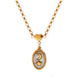 2025 New Arrival INS 18K Gold Plated Stainless Steel Star Moon Shell Pendant Necklace Link Trendy Epoxy Heart Design for Women