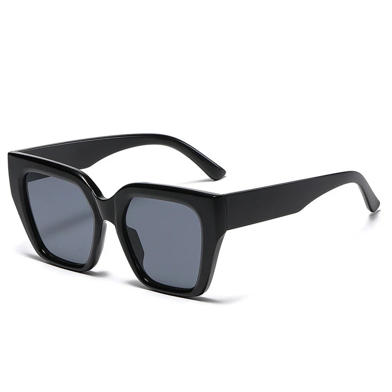Wholesale Latest Fashion Square Big Frame Polygon Oversized Sunglasses for Men PC Material