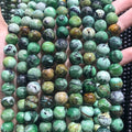 Wholesale Rare Green Round Genuine Natural Variscite Loose Beads for Jewelry Making 6 8 10mm Length 38cm 15"