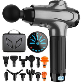 Hot Electric Muscle Massage Gun Deep Tissue Percussion Massage Gun for Pain Relief Handheld Electric Portable Quite Massager