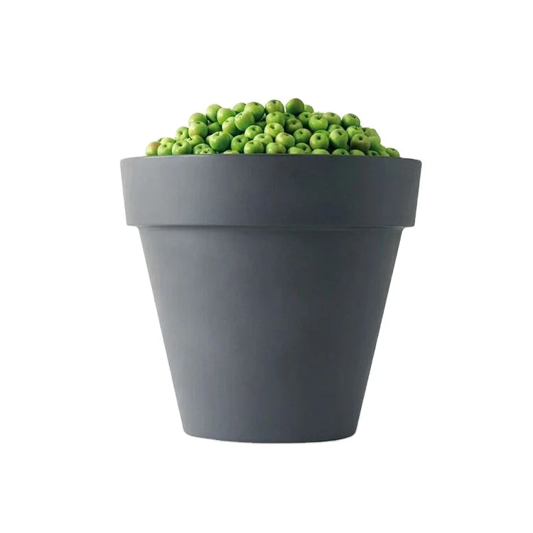Colorful Planter Wholesale Injection Bonsai Plant Plastic Pot with Saucer for Bedroom Study Flower Stand Yard