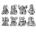 Real 925 Sterling Silver Gothic Character Cool Creative Fashion Charm Beads Designer DIY for Women Bracelet Jewelry Making
