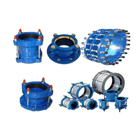Hot Sale Ductile Iron Stainless Steel Body Flexible Couplings Gibault Joint for Pvc Pipes