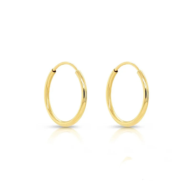 Wholesale Pure 14K Gold Filled GF Kit Earring Hoops Multi Sizes Round Shape Hook Ear Wire DIY Jewelry Findings Accessories