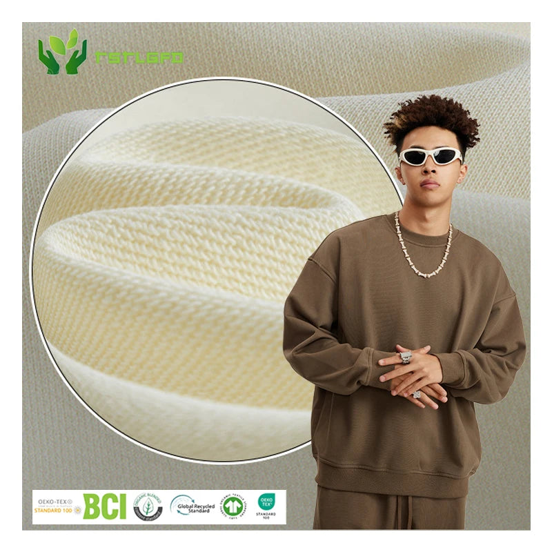 New Style Street Wear Blank Pull Over White Crewneck Cotton Baggie Oversize Hoodies Heavyweight Pullover Hoodies for Men