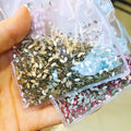 Wholesale Horse Eye Shape Color Stone 1440pcs /bag Crystal Gemstone Beads Flat Back Shape Crystal Glass Rhinestone