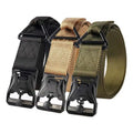 Custom Camouflage Alloy/Polyester Fabric Belts New Model Multi-Function Tactical Training Lightweight Woven Elastic Nylon Cotton
