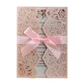 Pink Laser Girl's Coming-of-Age Ceremony Invitation and Birthday Invitation Cards Save the Date MegaBDM
