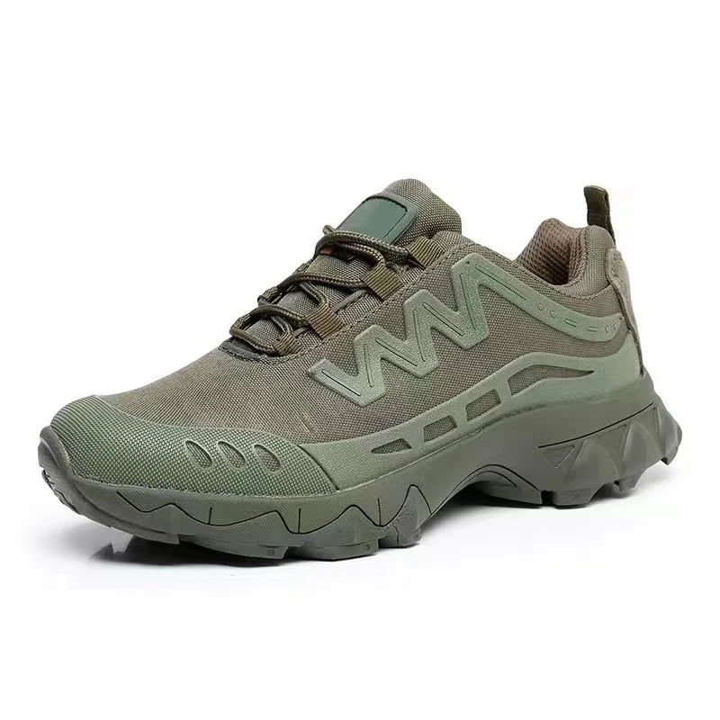 PF Men's Lightweight Hiking Shoes Spring/Summer Waterproof Anti-Slip Breathable Shock Resistant Flexible Oxford Upper EVA