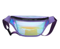 2026 Hot Selling Holographic Ladies Waist Bags Reflective Transparent PVC Fanny Pack
