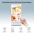 FYD-868 Plus Innovative Restaurant Bar Hotel Double 8 Inch LCD Touch Screen Android  WiFi Table Top Digital Advertising Display