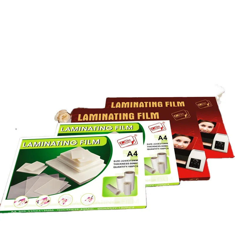 High-clearness Laminated Film A4 125MIC Laminating Foil 125 Micron A4 PET Laminating Pouches Film