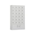 24 Doors Storage Locker for Phones Metal Mobile Phone Storage Locker Acrylic Door Phone Storage Locker