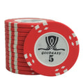 14.5g 1000 Colorful Clay Poker Chips 43mm*3.3mm Customized Logo Display Set with Tool Box Case JIAYI Brand