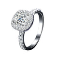 Factory 1ct 2ct 3ct White Color Moissanite Gemtones VVS Engagement Wedding Ring Moissanite Low Price