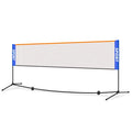 4.1 MPortable Badminton Net Volleyball Tennis Net w Stand for Indoor or Outdoor Court Beach
