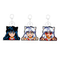 New Product Anime Dynamic Keyring Lenticular Manga Inuyasha 3D Motion Keychain