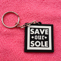 Promotional PVC Rubber hang Tag With Link3D Brand Rubber Keychain Label for Garment