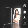 A-new Seg Light Box Frame Exhibition Trade Show Booth Aluminum Profile Lightbox Frame Seg Fabric Backdrop Display Light Box