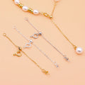 Pearl Pinch Chain 925 Sterling Silver Adjustable Silicone Bead Extension Chain for Bracelet Making Wholesale