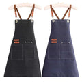 Wholesale of High-quality Adult Cooking Denim Aprons for Quick Delivery of logo Customized Hairstylist Aprons