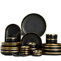 Best Selling Elegant 26pcs Set Luxury Nordic 4-6 Person Porcelain Plate Dish Ceramic Dinnerware Gift Box Multi Colors Marble
