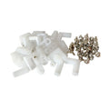 L Type PCB Mounting Feet with Screws 1000pc/bag for Arcade Jamma Game Board Amusement Machine Accessories