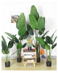 Wholesale Artificial Decorative Plant Artificial Simulation Plants Artificial Banana Tree Leaves for Sale for Home Garden Hotel