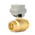DN50 2" CR202 Motorized Ball Valve Normally Closed Electric Actuator 2 Way Motorised Valve Flow control device