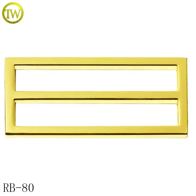 Gold Plating Wholesale Leather Belt Buckle Clasp Zinc Alloy Handbag Metal Adjustable Slide Buckles