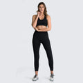 2024 New Arrived 2 Pieces Fitness Blank Plain Booty Breathable Sportswear Running Leggings Clothing Yoga Set