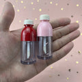 Drink Bottle Shape Empty Lip Gloss Containers 5ml Plastic Cosmetic Packaging with Customizable Color