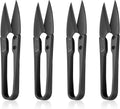 U-Shaped Spring-Loaded Thread Trimmer Small Sewing & Embroidery Scissors DIY Grade Fabric Sewing Shears
