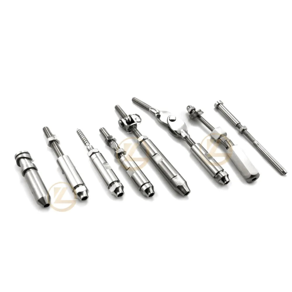 YL Hot Sales 304 Stainless Wire Cable Balustrade Fittings for Stair Safety Fence Contemporary Design