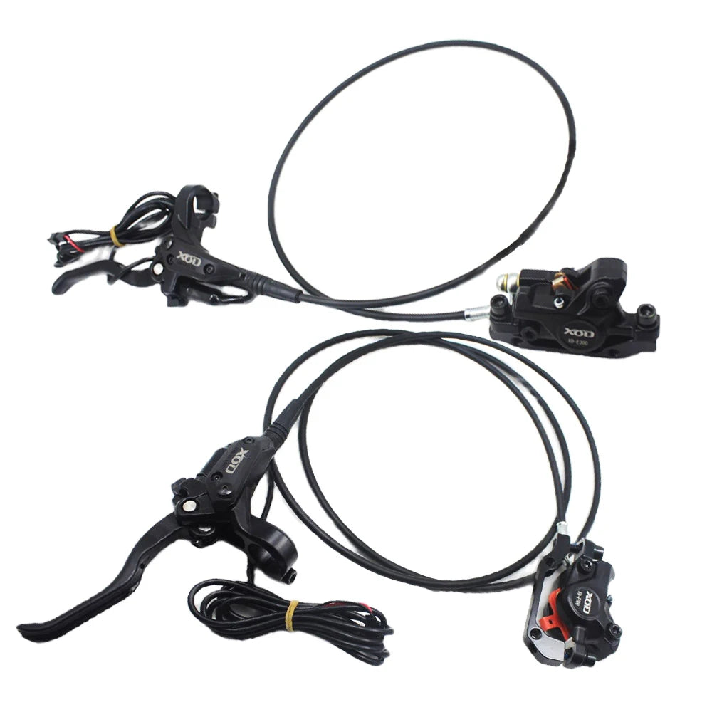 XOD DIY Split Type Bafang Ebike Escooter Hydraulic Disc Brake with Power off Brake Sensor 2/3 Pin SM Plug Cut for E-Bike