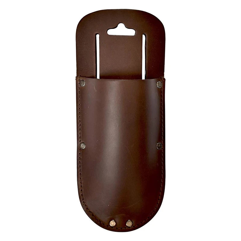 Thick Leather Holster for Pruning Shears Garden Scissors Sheath With Belt Loop Folding Saw Construction & Utility Tools Pouch
