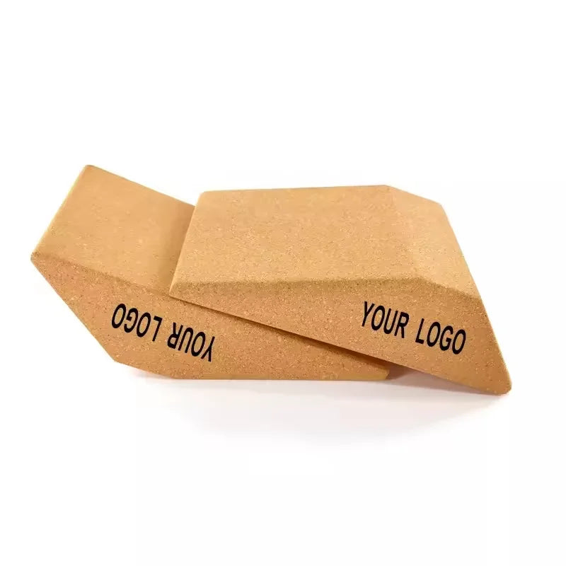 2 PCS Professional Squatting Heel Wedge Elevated Cork for Yoga Squat Wedge Ramp Block Slant Board Squat Wedge