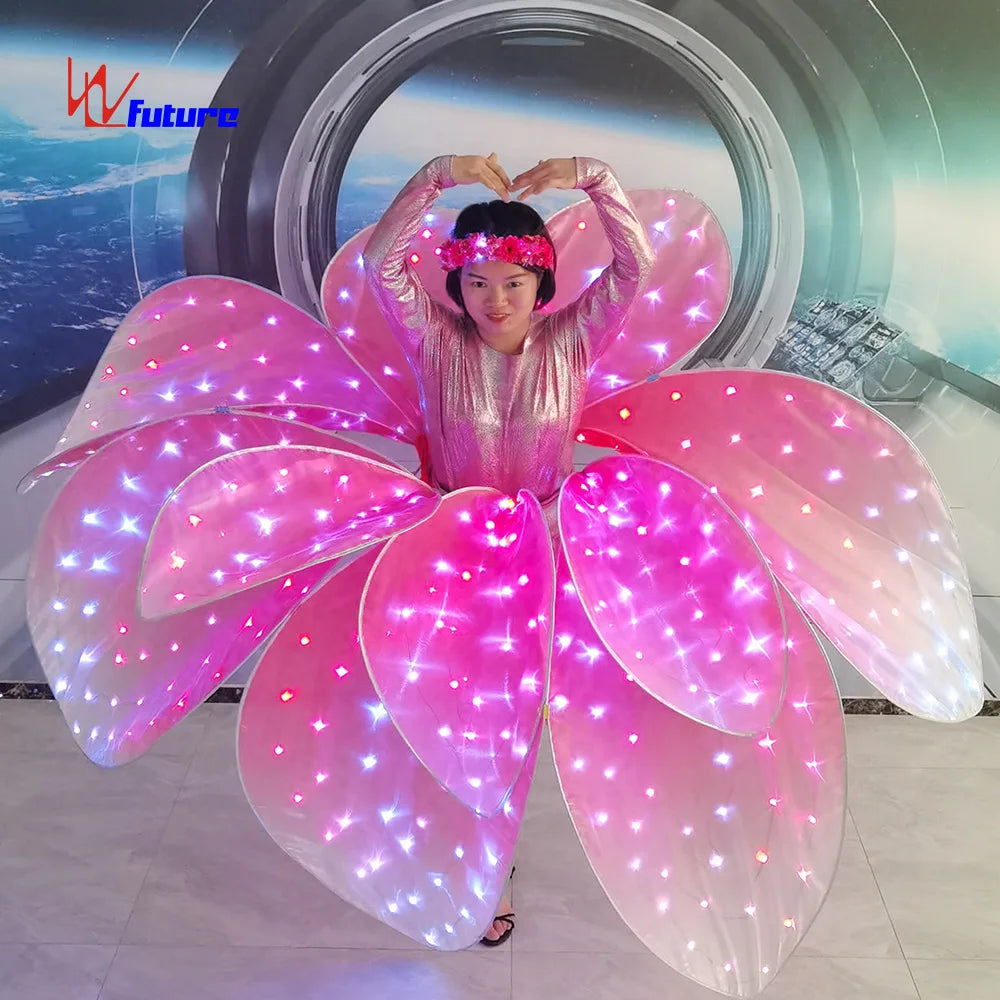 360 Pixel Programmable Control Luminous Petal Skirt