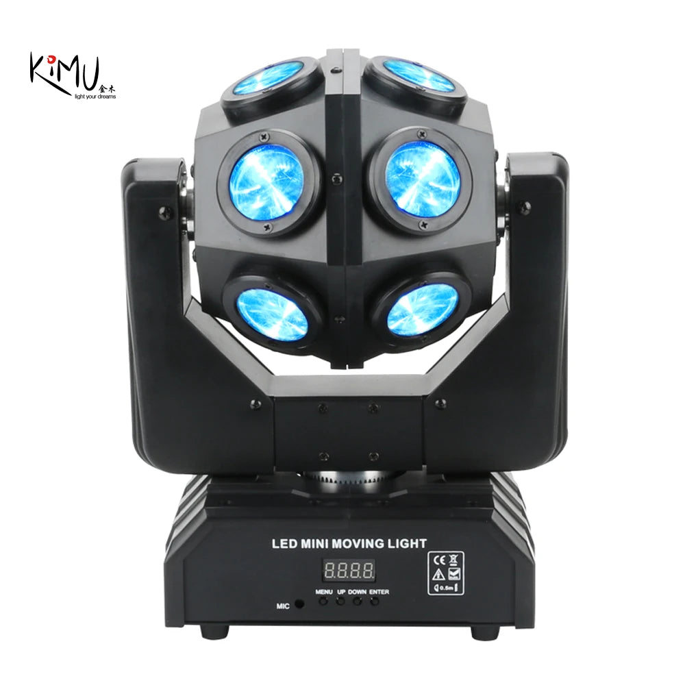 Stage Lights Disco 12x10w Rgbw Color Beam Rotation Led Stage Moving Head Light